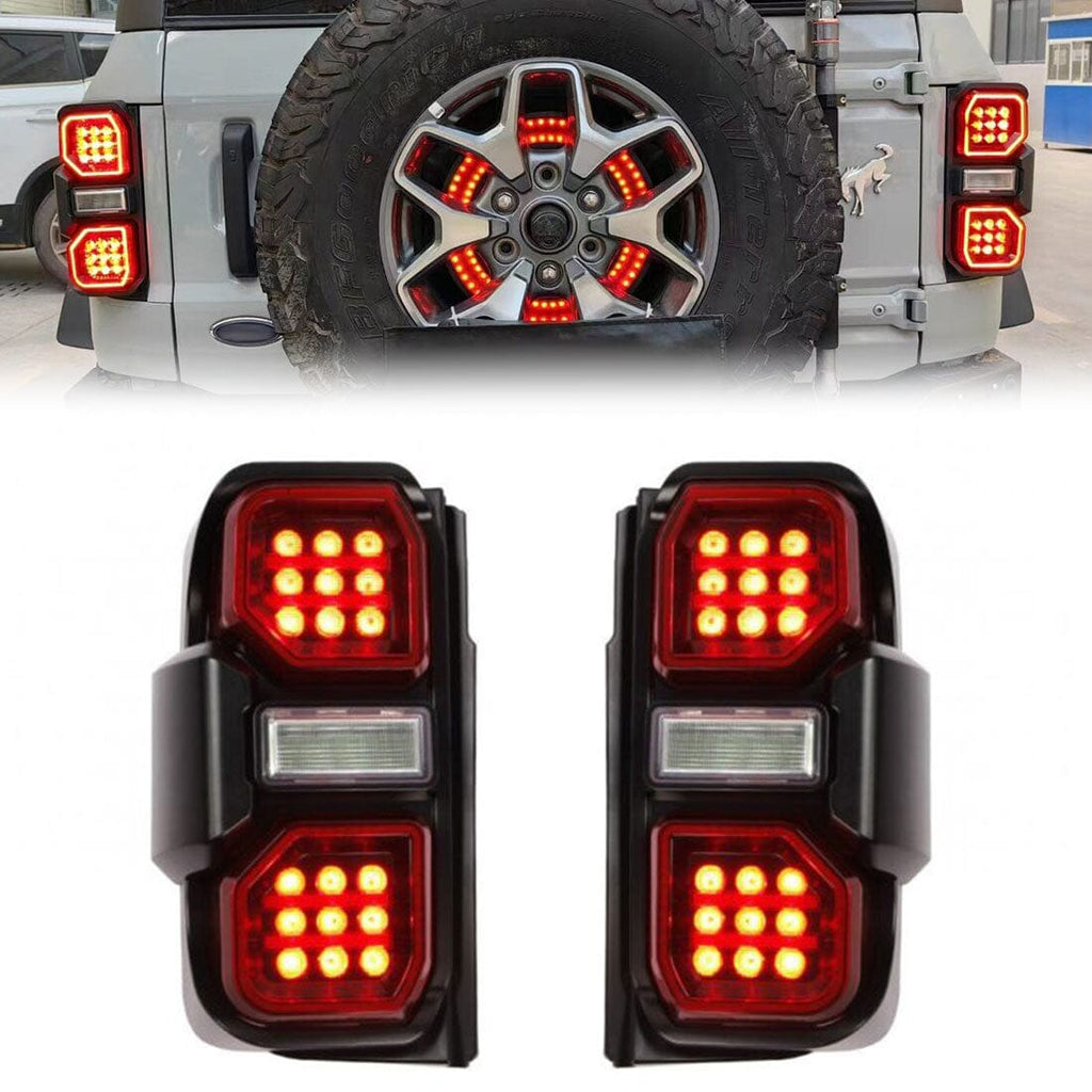 Raptor Style LED Tail Lights w/Starting Animation For 2021-2023 Ford ...