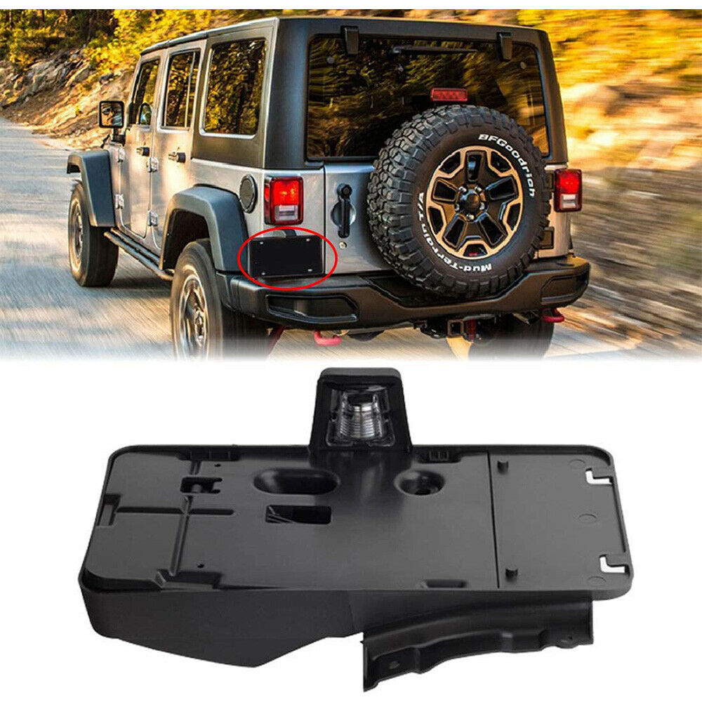 Jeep Wrangler Rear License Plate