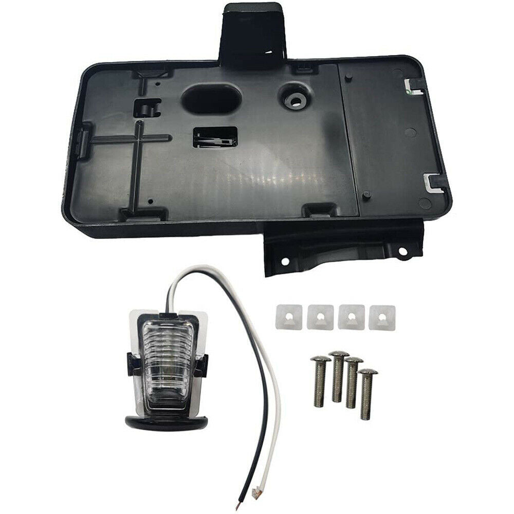 Eway Rear License Plate Holder Bracket With Amber Light For Jeep Wrangler JK/JKU (2007-2018)