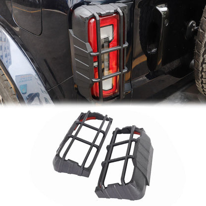 Rear Tail Light Lamp Guard Cover Trim For 2021-2023 Ford Bronco