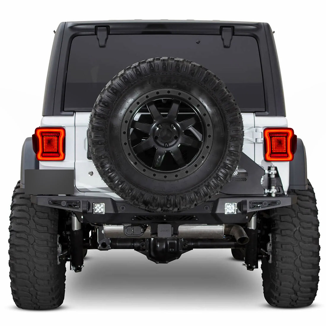Red Cover Tunnel Tail light for 18-22 Jeep Wrangler JL丨Amoffroad