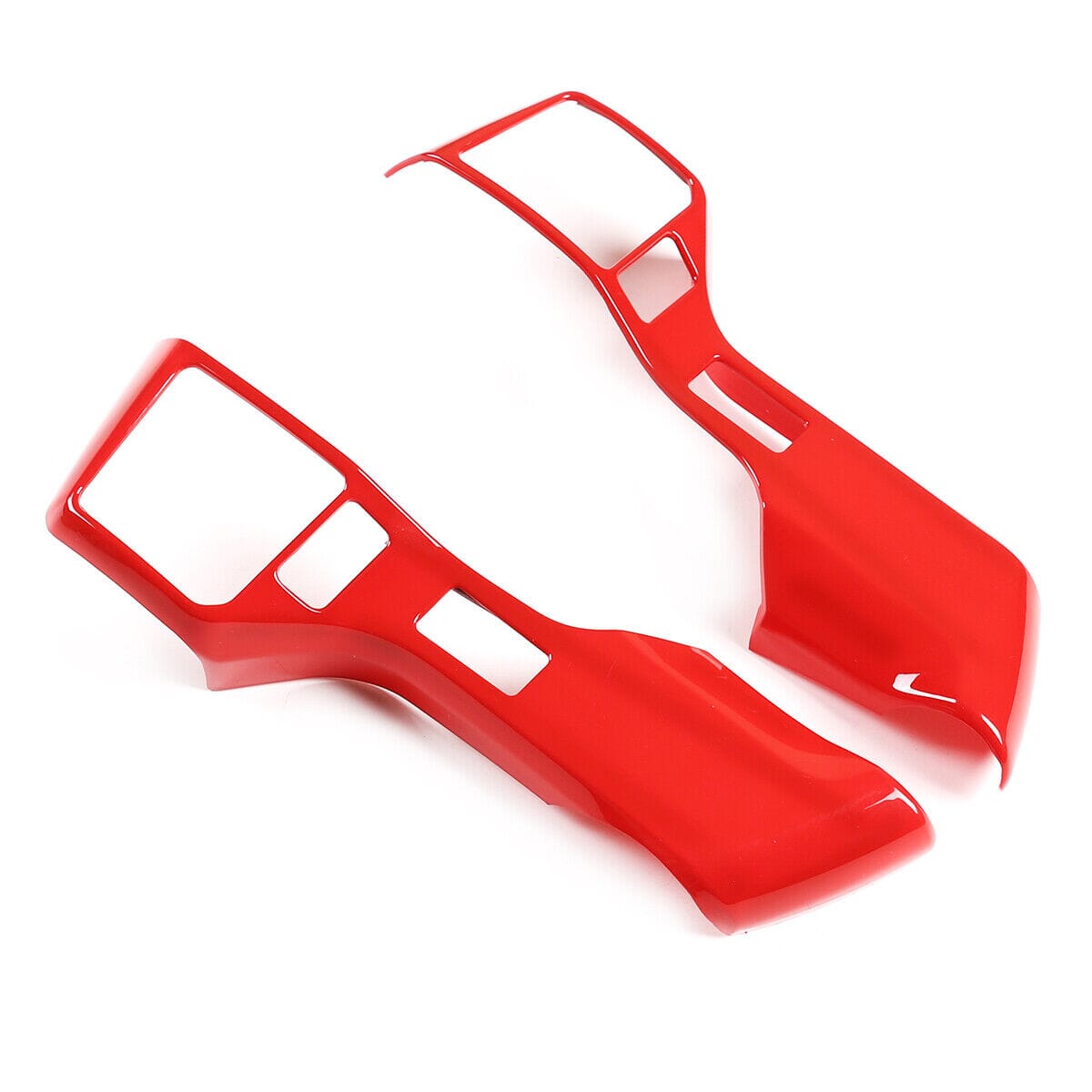 Red Interior Steering Wheel Button Frame Cover Trim For 2016-2022 Toyota Tacoma