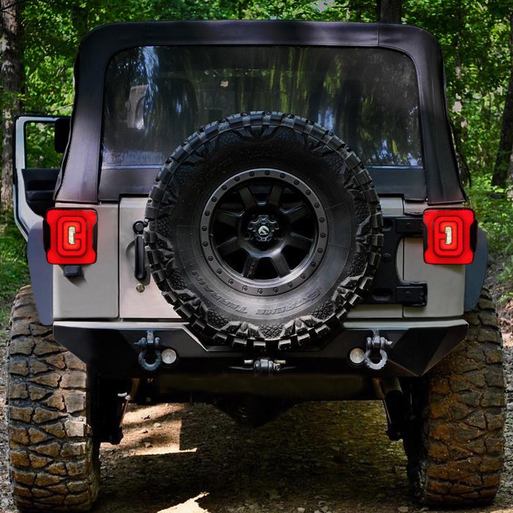 Night Time Camp Tent Scene in 3D - Black offers For Jeep Wrangler JK/JKU Rear Tail Light Covers (07-18) Love Outdoors Swim Beachin Sun Bathing