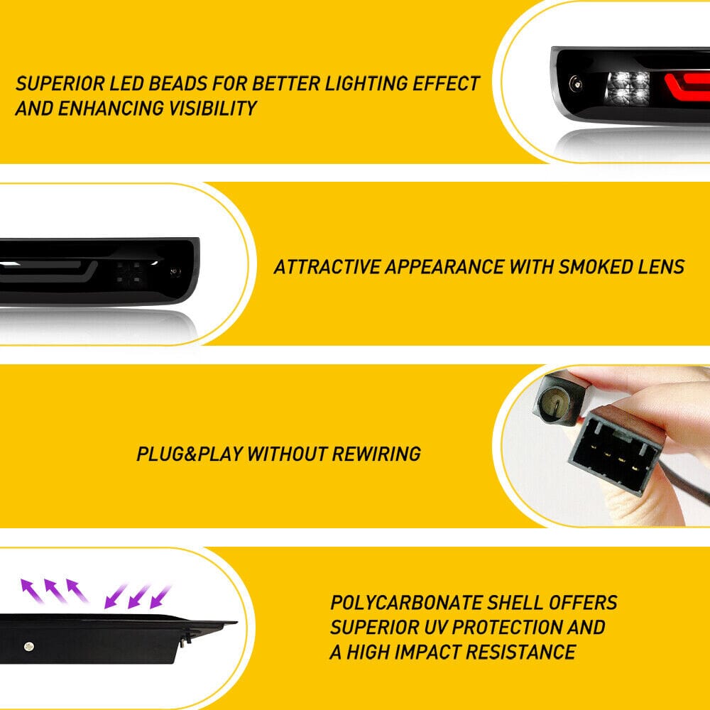 Derde remlicht 1PCS Auto LED Derde Rem Cargo Light Mount Stop Lamp Auto Derde remlicht 1PCS Auto LED Derde Rem Cargo Light Mount Stop Lamp Auto