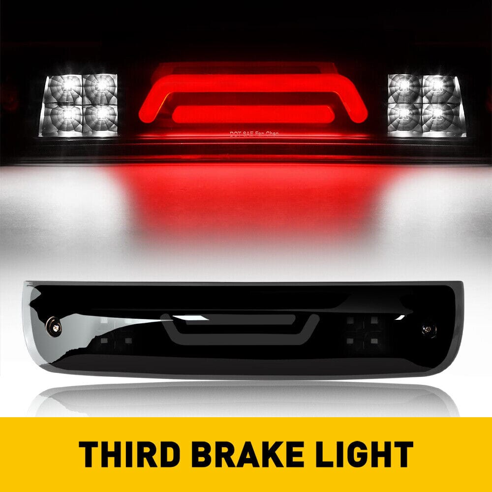 Smoked LED 3rd Tail Lights Brake Lamp For 2009-2018 Dodge Ram 1500 &10-18  2500 3500