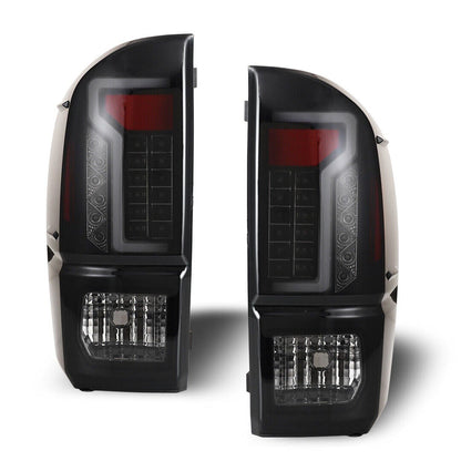 Smoked LED Tail Lights For 2016-2023 Toyota Tacoma