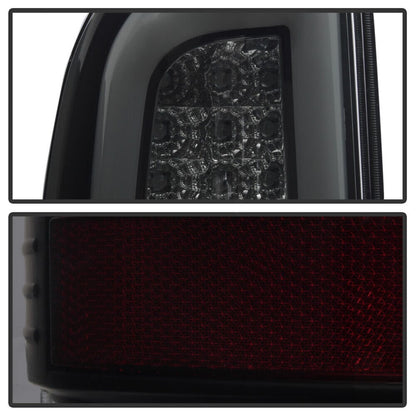 Smoked LED Tube Tail Lights For 2008-2016 Ford F250 F350 F450 F550