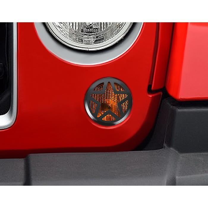 Jeep Wrangler Star Turn Signal Lights Cover 