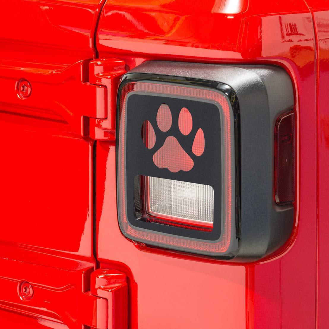 Jeep dog paw tail light deals covers