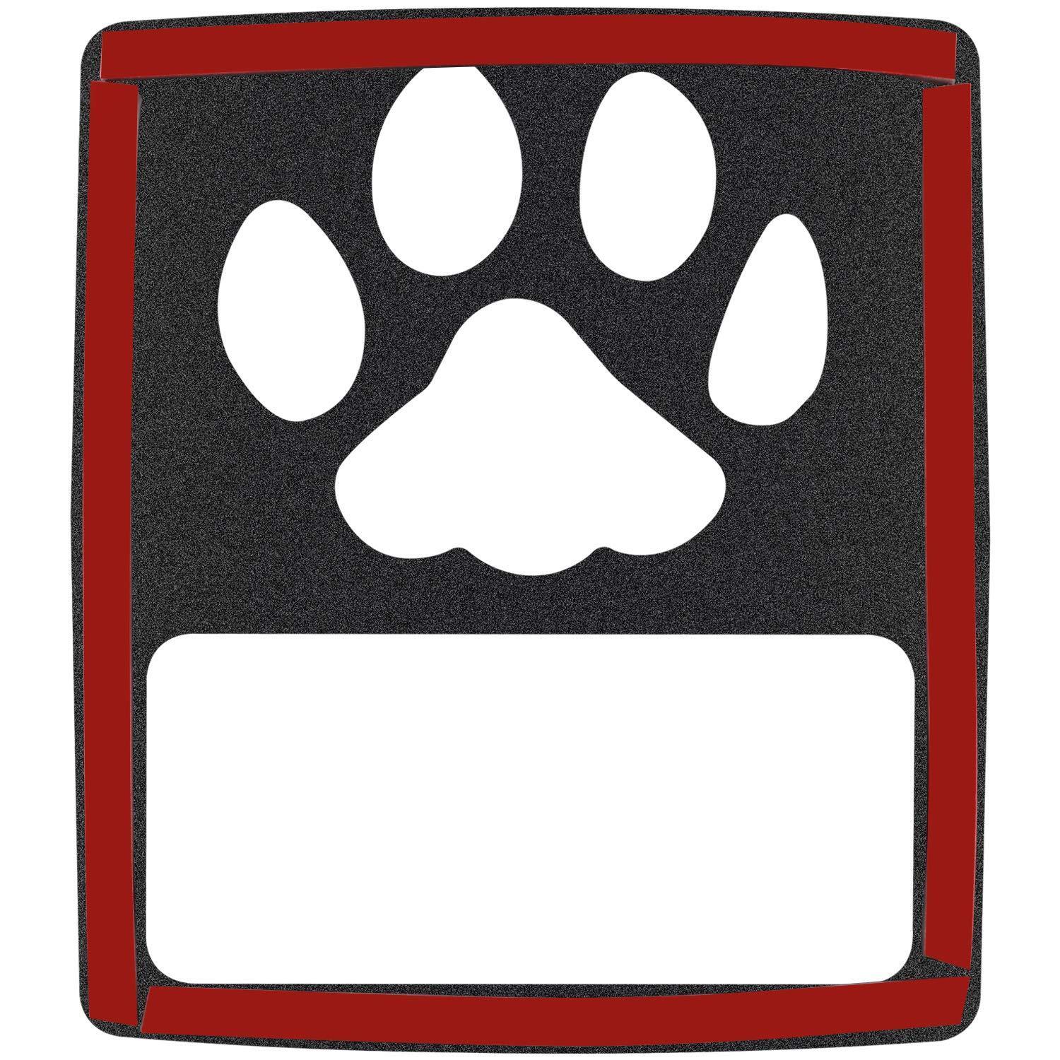 Paw print jeep tail store light covers