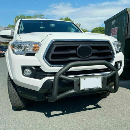 Textured Black Bull Bar Front Bumper For 2005-2023 Toyota Tacoma