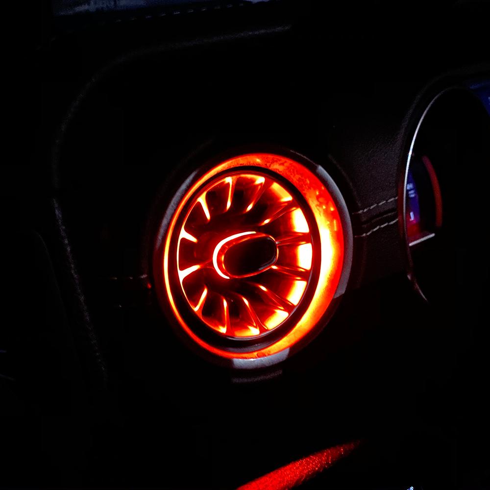 Jeep Wrangler Turbo Air AC Vent with Ambient Light | AMOFFROAD