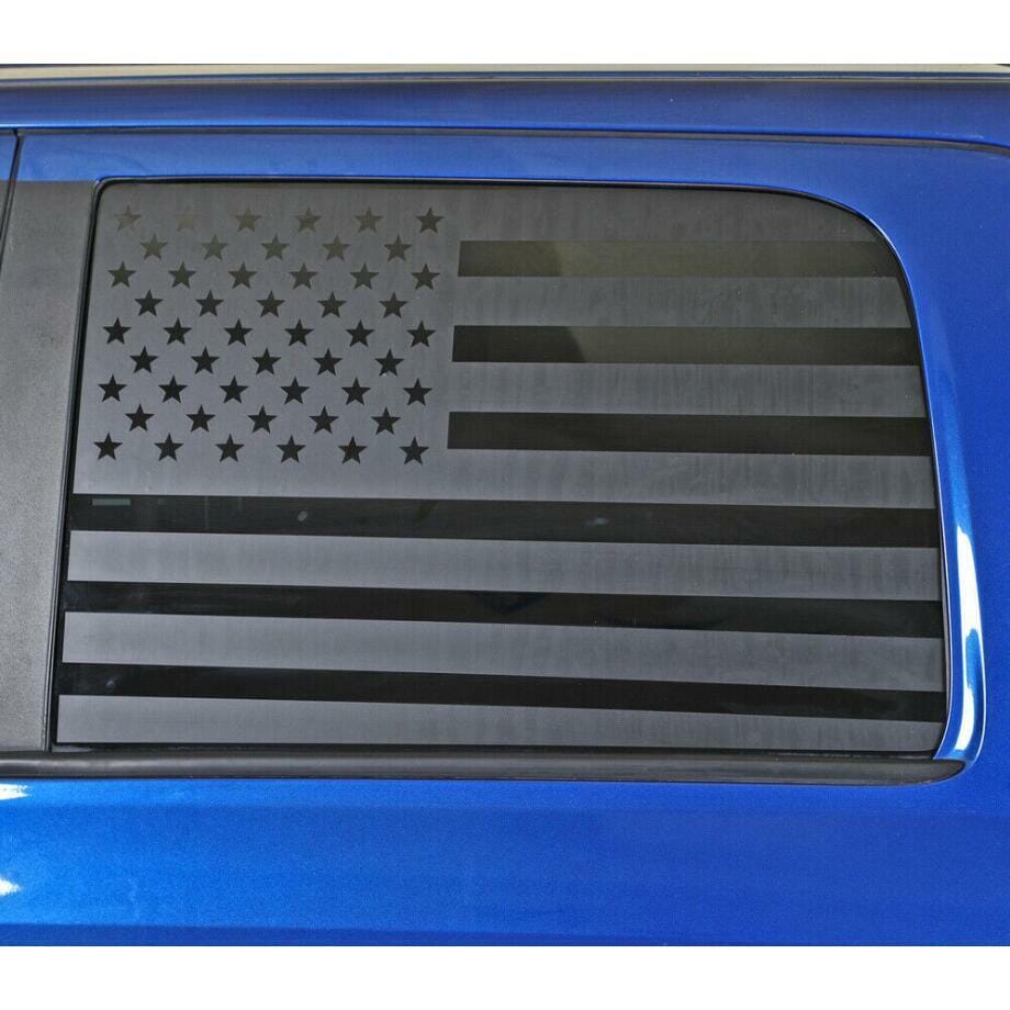 US Flag Rear Window Side Trim Stickers Decal For 2018+ Dodge Ram 1500 ...